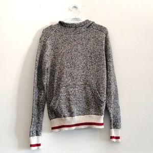Wool sweater hoodie
